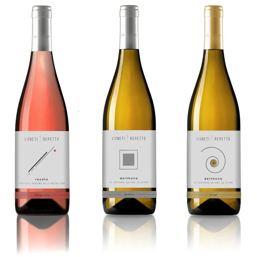 Timorasso Quadro & Origo in de kijker & Barbera-Freisa blend Rosato Il Diagonale