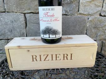 Rizieri - Barolo DOCG DEL COMMUNE DI LA MORRA - 2020 - in houten kistje