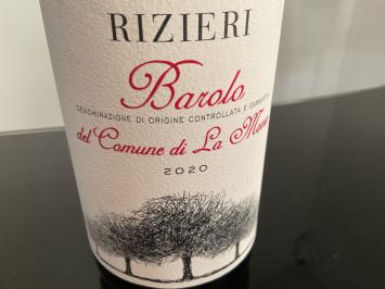 Rizieri - Barolo DOCG DEL COMMUNE DI LA MORRA - 2020 - in houten kistje met opdruk logo Rizieri