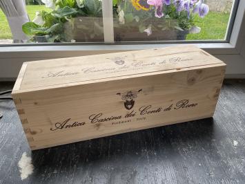 Packing Wooden Case - Antica Cascina dei Conti Di Roero - Roero Riserva DOCG - 2019 - copy