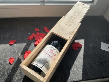 Rizieri - Barolo DOCG DEL COMMUNE DI LA MORRA - 2020 - in houten kistje met opdruk logo Rizieri